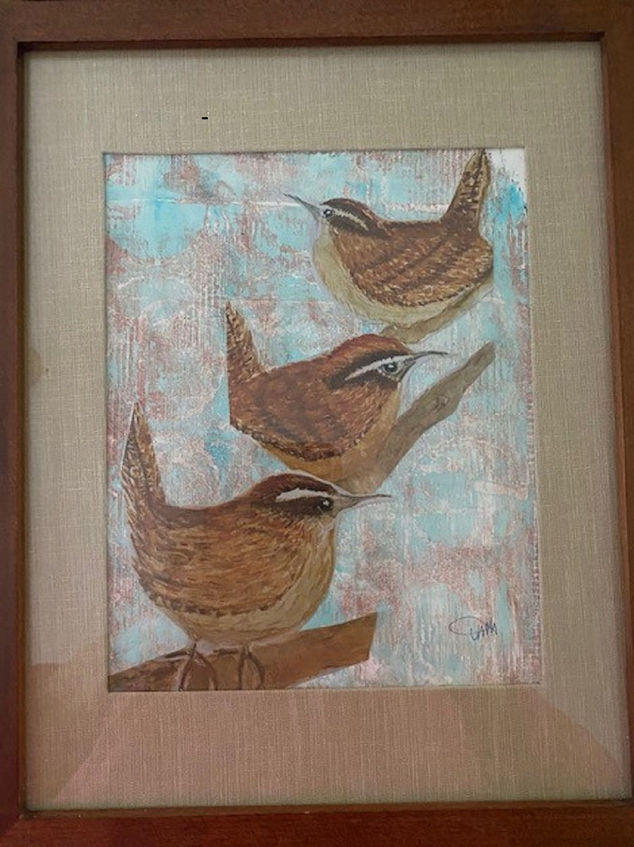 Norma Middleton | 3 wrens | 2D